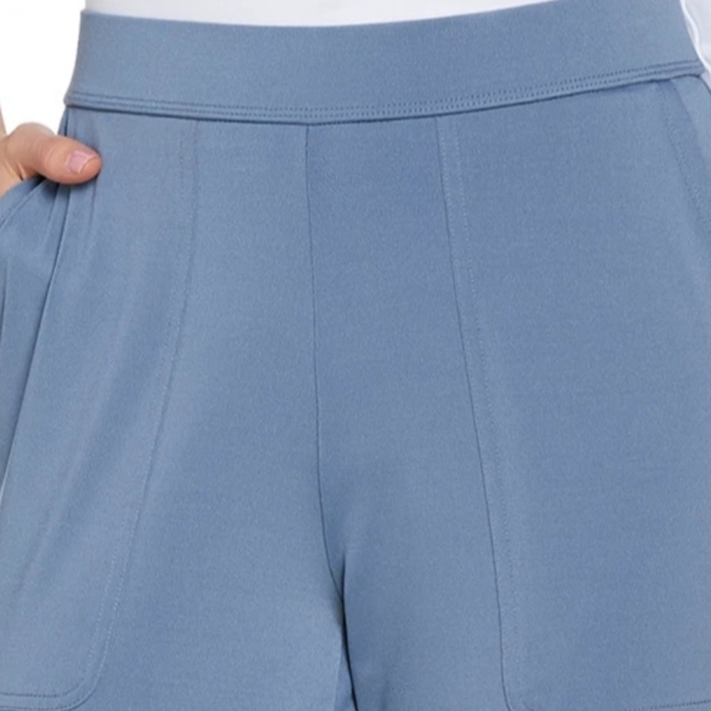 Lisa Rinna Collection Crop Pant Slate Blue - Picture 2 of 3